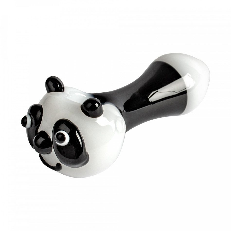 RED EYE GLASS 4.5" Panda Hand Pipe