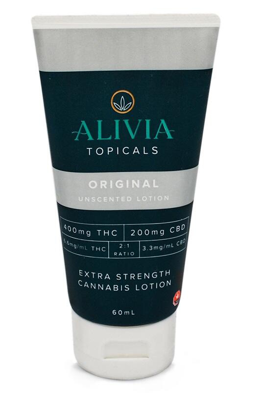 ALIVIA Soothing Lotion – Unscented 2:1 THC/CBD