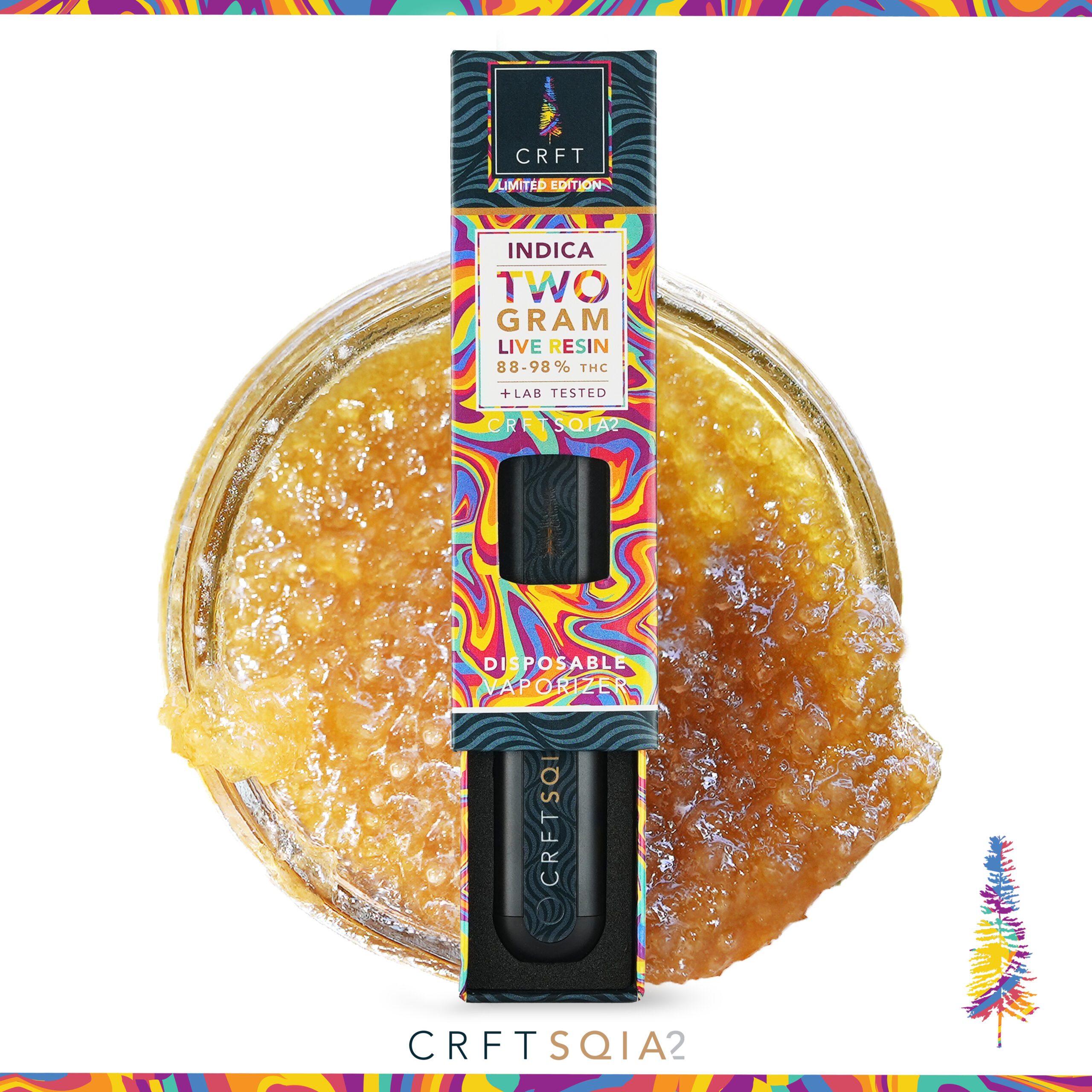 Trees Disposable Vape - LIVE RESIN - INDICA - Rockstar (2 Grams)