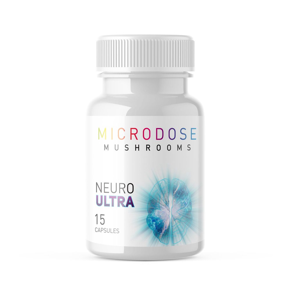 Microdose Mushrooms – Capsules (15 Pack) – Neuro Ultra