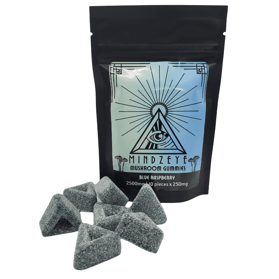 MINDZEYE Mushrooms - Gummies - Blue Raspberry - (2500mg) - Image 3