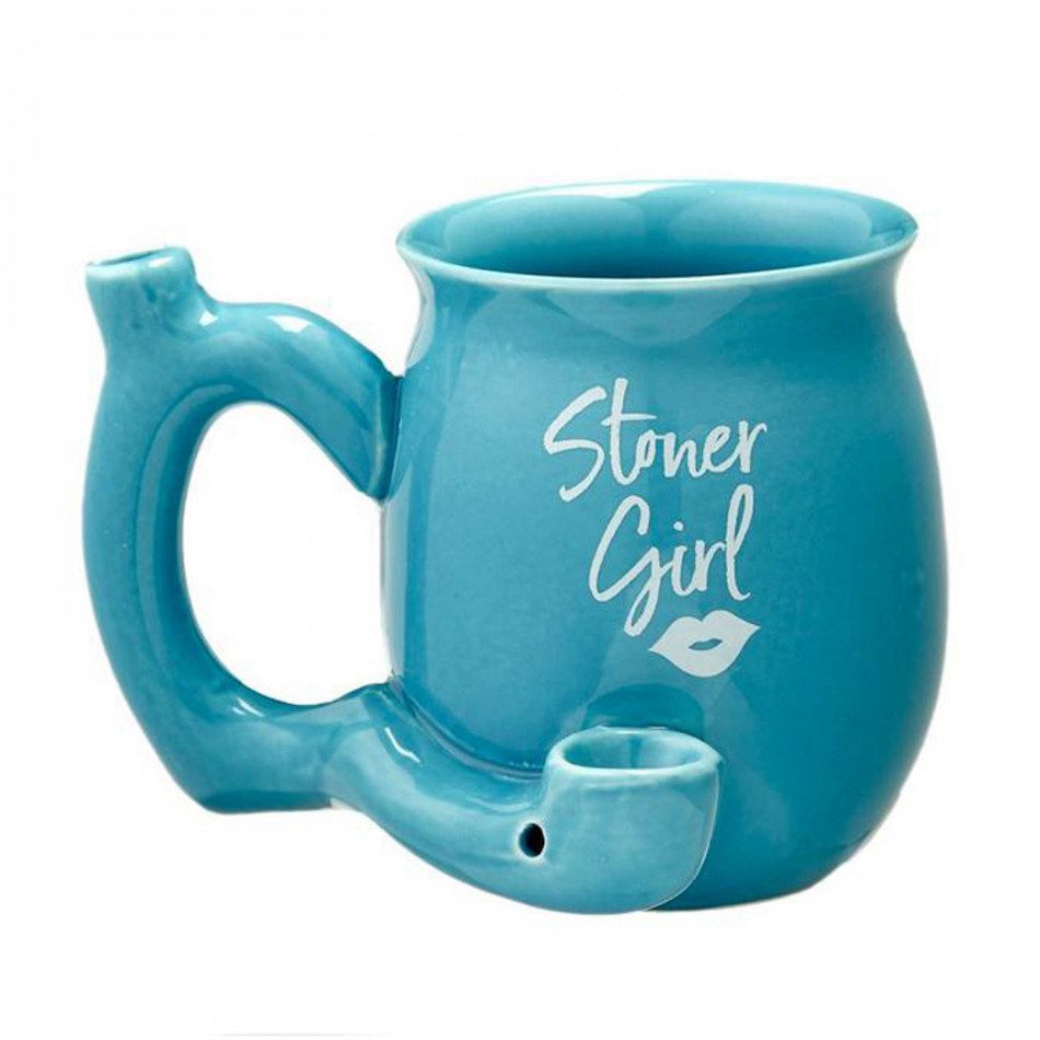 Stoner Girl Mug Pipe